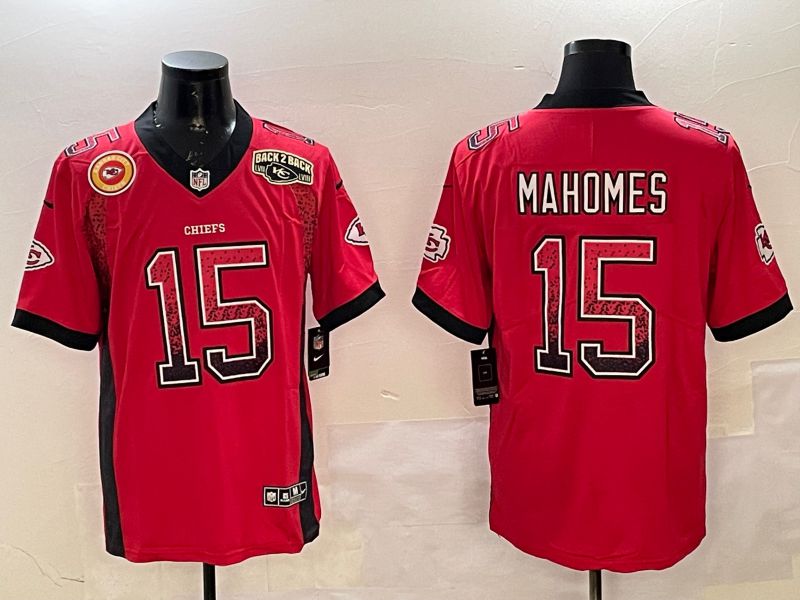 Men Kansas City Chiefs #15 Mahomes Red 2025 Nike Drift Fashion Color Rush Limited NFL Jersey style 7->philadelphia eagles->NFL Jersey